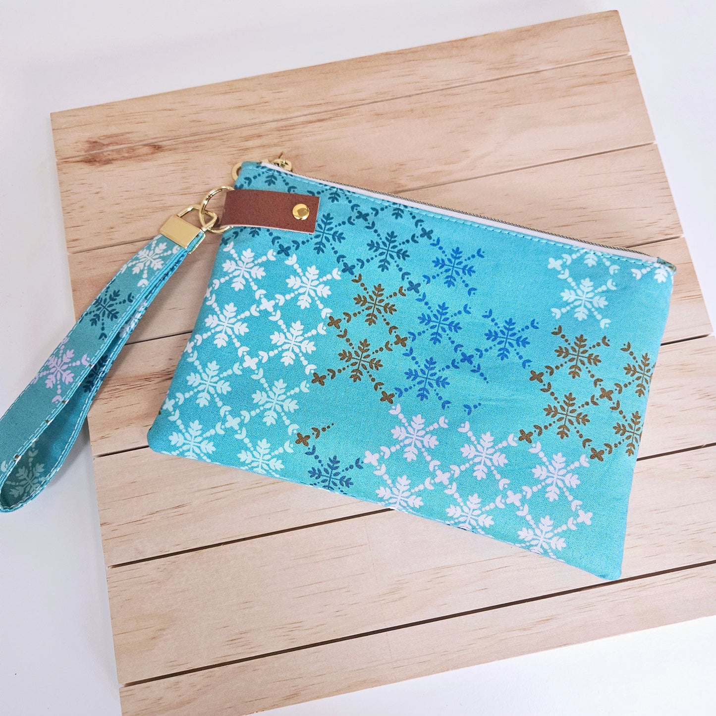 Turquoise Twilight Wristlet