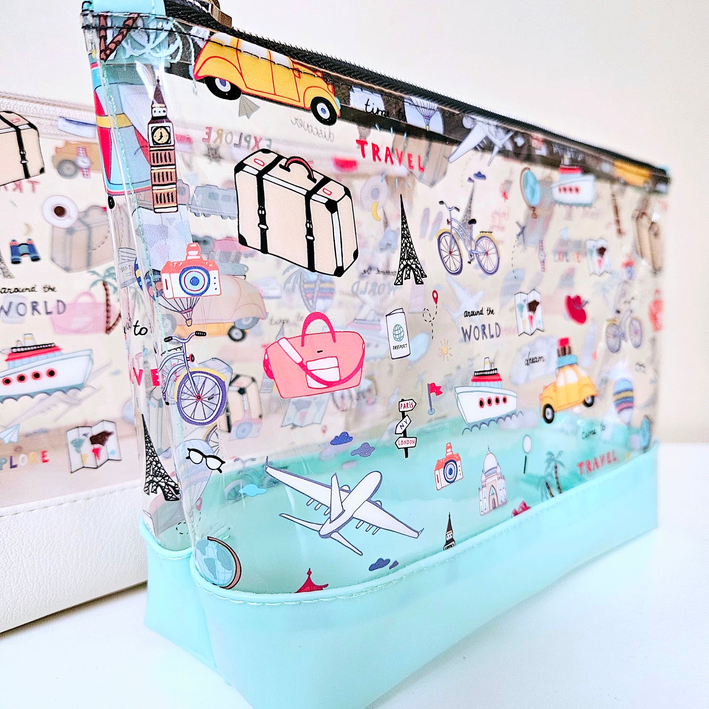 Clear Travel Pouch | Transparent Makeup Bag