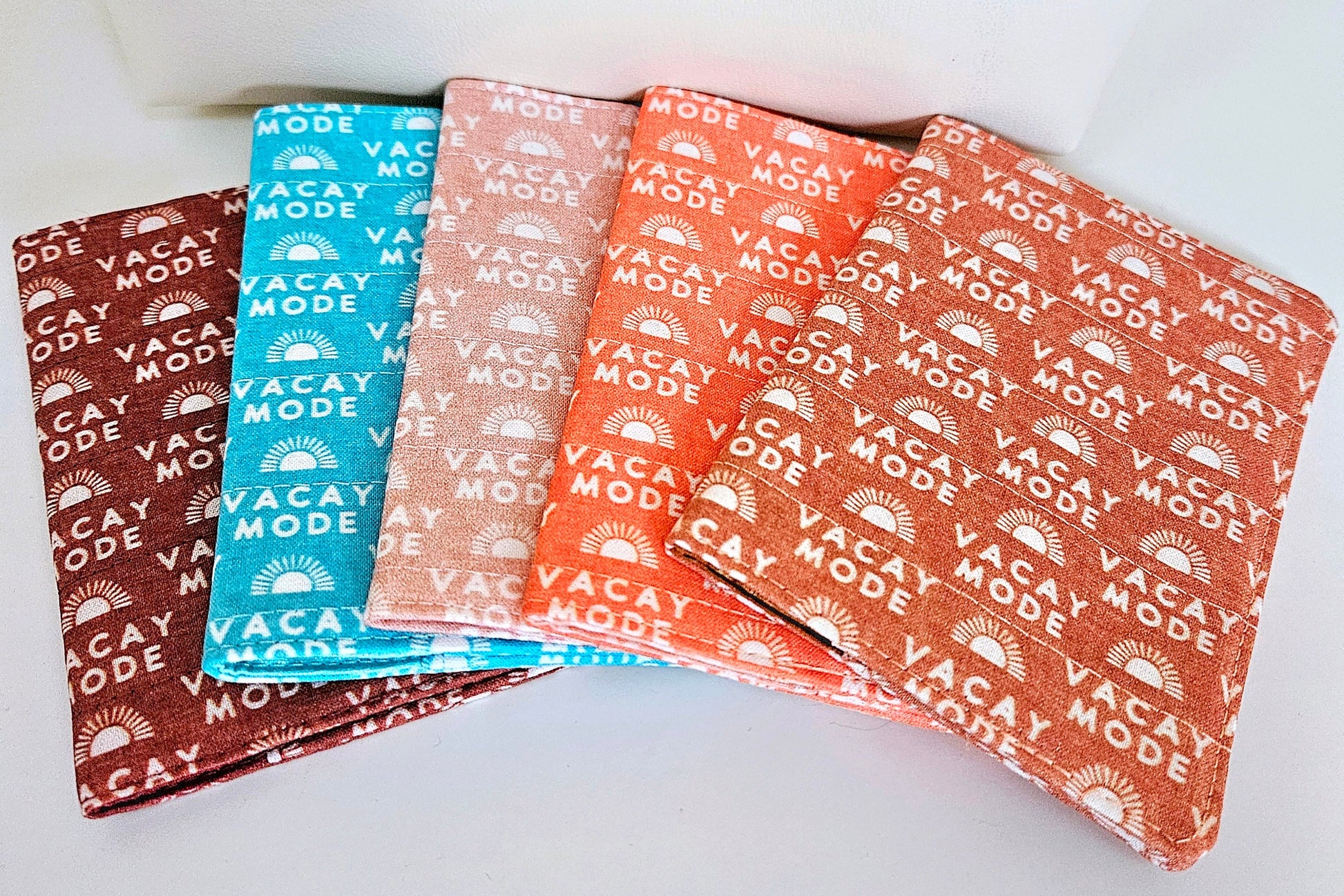 Beachy travel passport holder closed view