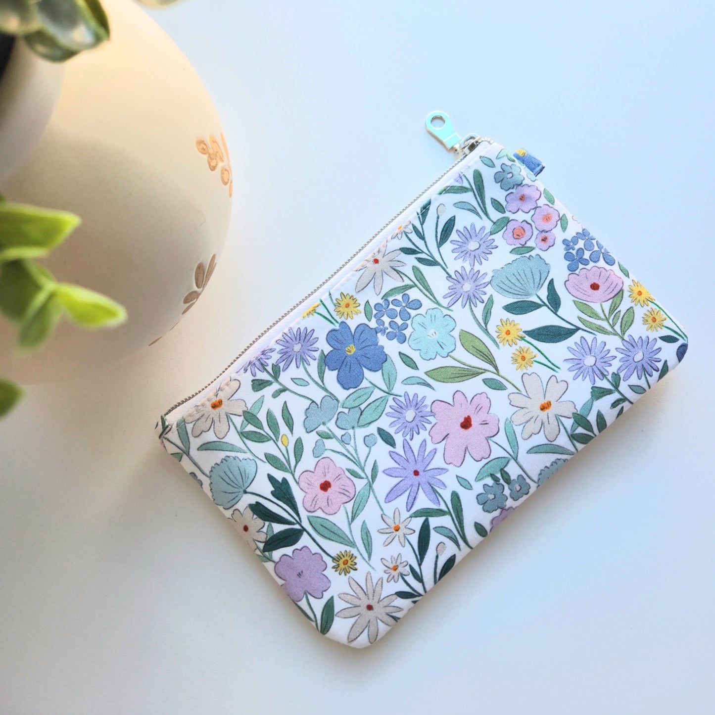 Wildflower Keychain Wallet