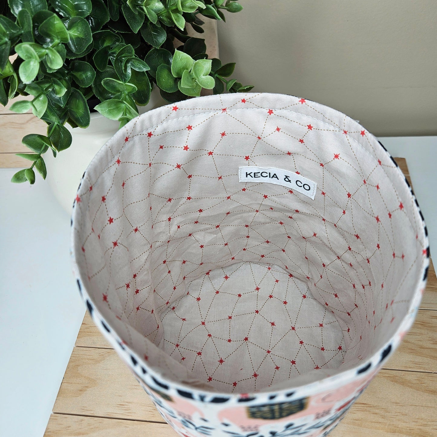 Elephant Fabric Storage Bin