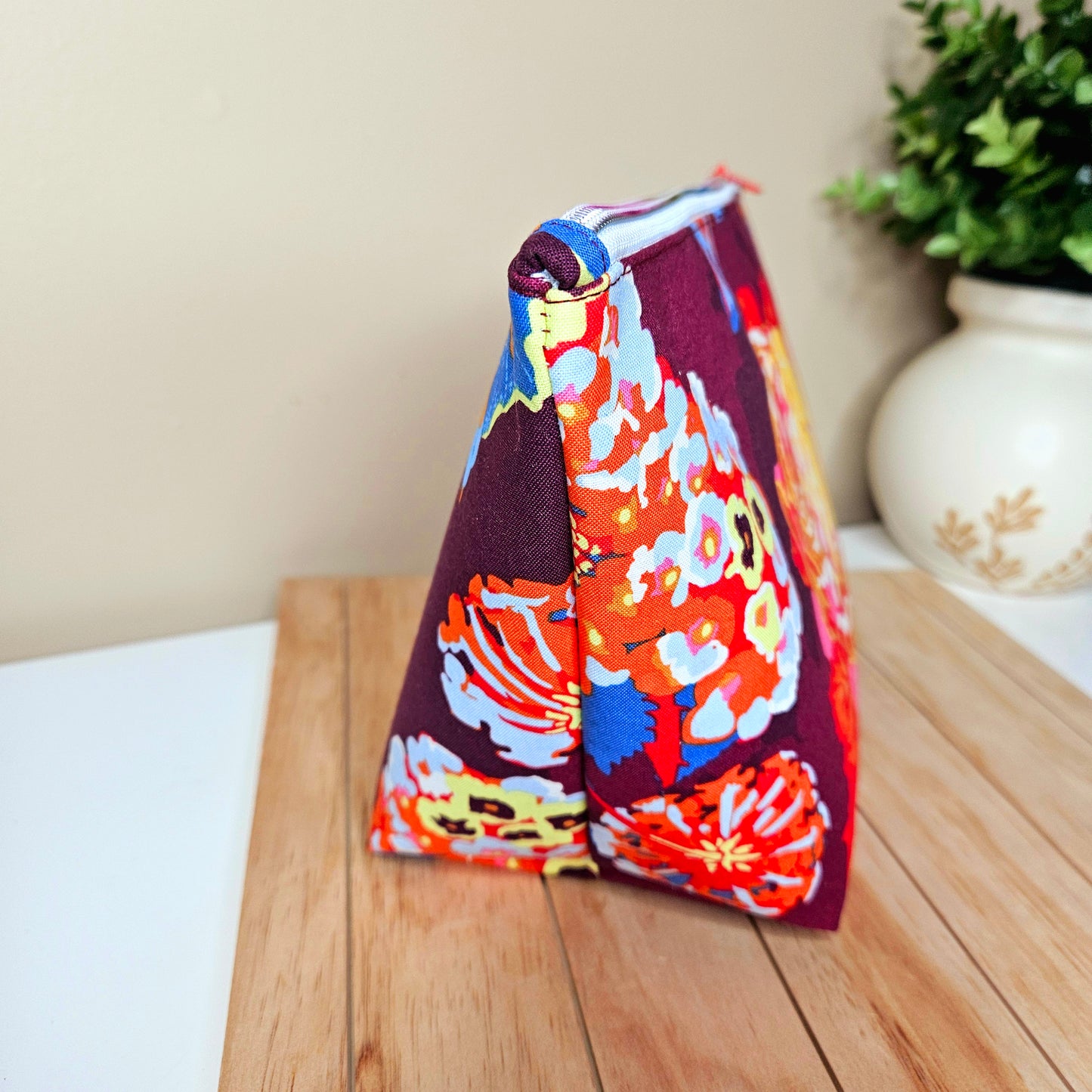 Peony Jumbo Makeup Bag