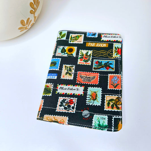 Blue Botanical Stamp Passport Covers