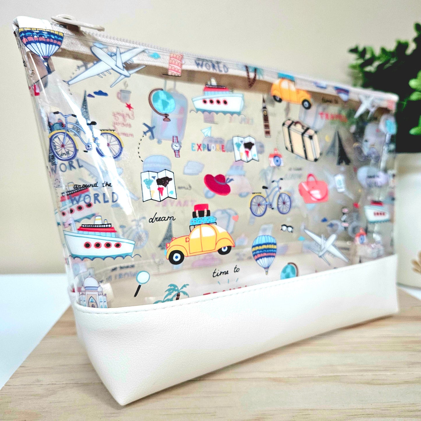 Clear Travel Pouch | Transparent Makeup Bag