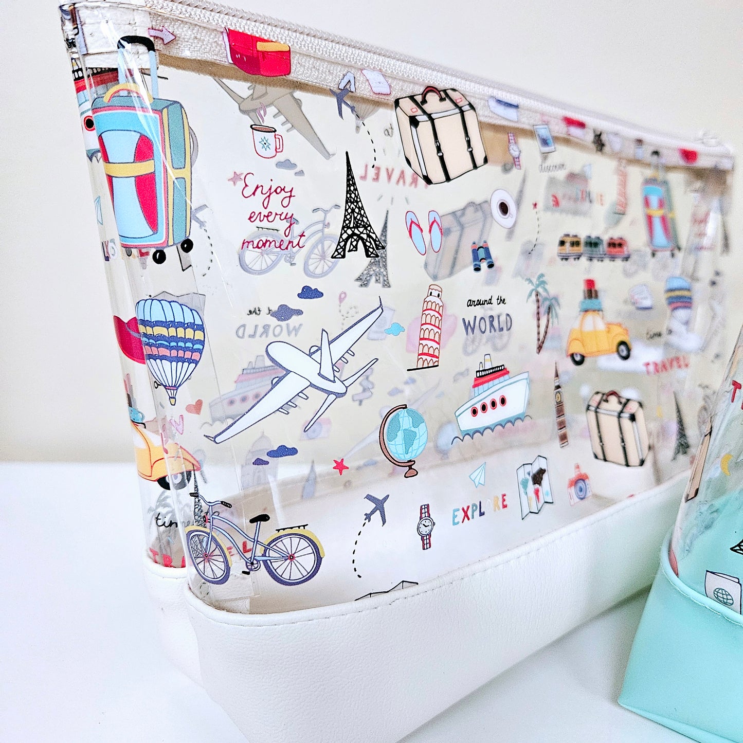 Clear Travel Pouch | Transparent Makeup Bag